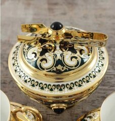 Кофейный набор «Дуэт» с агатами