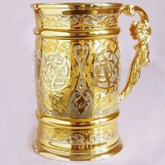 Подарочная пивная кружка «Золотая»