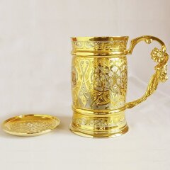 Подарочная пивная кружка «Золотая»