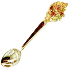 Чайная чашка из янтаря «Колибри»