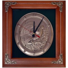 Настенная ключница-часы «Глухарь»