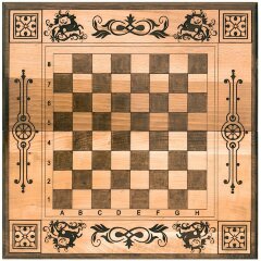 Деревянные шахматы с нардами «Олень»