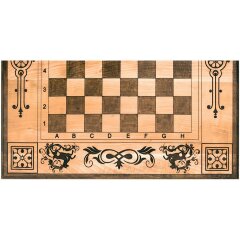 Деревянные шахматы с нардами «Олень»