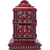 Дизайнерские резные часы «Астрономические» из массива дерева