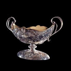 Серебряная ваза для фруктов «Возрождение»