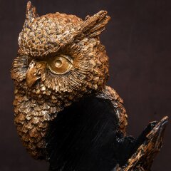 Подставка для бутылки «Сова» с рюмками перевёртышами