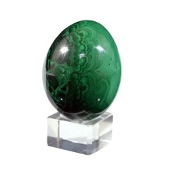 Яйцо пасхальное на подставке «Малахит» в картонной коробке