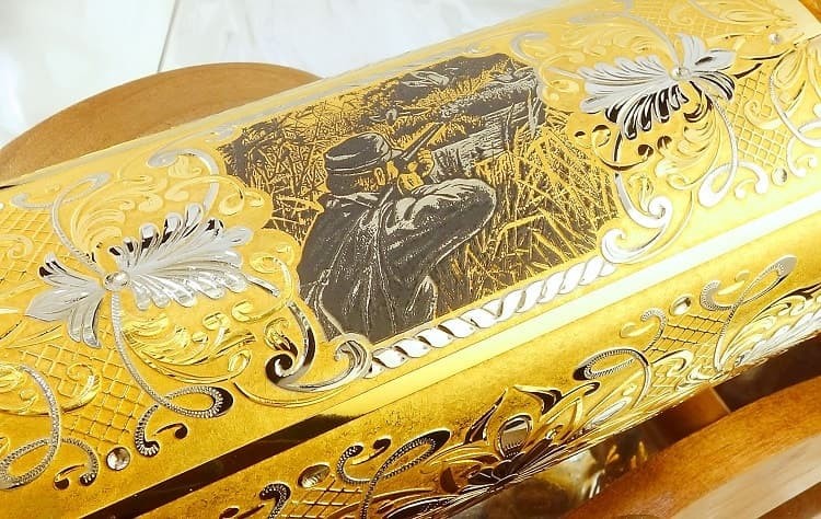 Подставка для бутылки "Пушка"