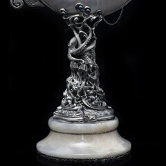 Серебряный корабль «Жемчужина» из морской раковины NAUTILUS