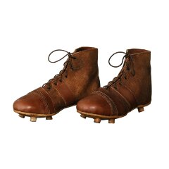 Спортивный сувенир «Футбольные бутсы» из натуральной кожи