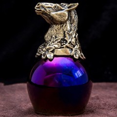 Подарочная стопка перевёртыш «Лошадь» цвета фуксия