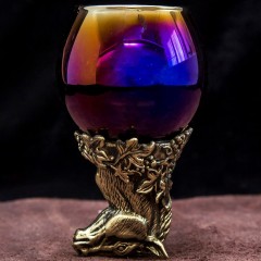 Подарочная стопка перевёртыш «Лошадь» цвета фуксия