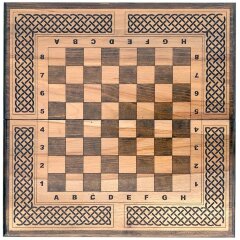 Деревянные шахматы с нардами «Модерн»