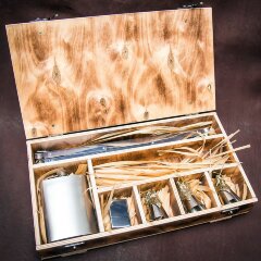 Походный набор для пикника «НКВД» в деревянном кейсе