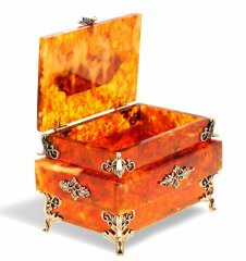 Ларец шкатулка из янтаря «Царский»