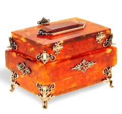 Ларец шкатулка из янтаря «Царский»