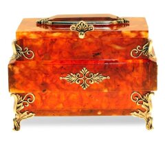 Ларец шкатулка из янтаря «Царский»