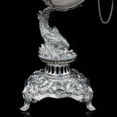 Серебряный корабль «Орион» из морской раковины NAUTILUS