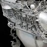 Серебряный корабль «Орион» из морской раковины наутилус