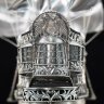 Серебряный корабль «Орион» из морской раковины наутилус