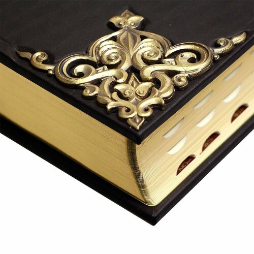 Украшенная «Библия» (литьё бронза, крест)