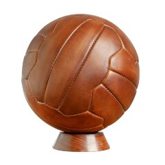 Сувенирный футбольный мяч «World Cup 1950» из коричневой кожи