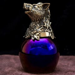 Подарочная стопка перевёртыш «Кабан» цвета фуксия