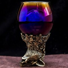 Подарочная стопка перевёртыш «Кабан» цвета фуксия