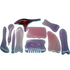 Набор массажеров «Гуаша» для лица и глаз в подарок женщине