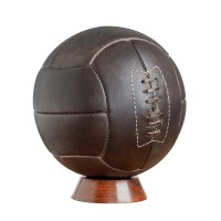 Сувенирный футбольный мяч «World Cup 1950» из чёрной кожи
