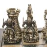 Шахматный ларец «Воины мифов» с бронзовыми фигурами