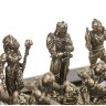 Шахматный ларец «Воины мифов» с бронзовыми фигурами
