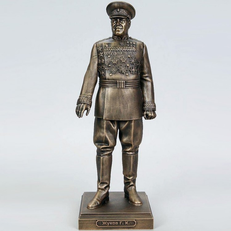 Сувенирная статуэтка «Маршал Жуков» из искусственного камня
