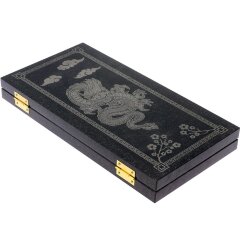 Каменные нарды «Дракон» с художественным декором