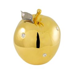 Керамический сувенир «Золотое яблоко» со стразами SWAROVSKI