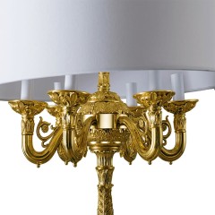 Настольная лампа из малахита «BEATRIZ» в подарок женщине