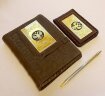 Набор «Ежедневник, визитница кожаная, ручка» 2