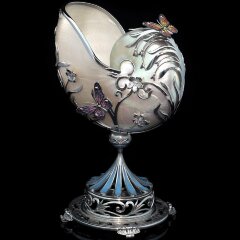 Серебряный кубок «Симфония» из морской раковины Nautilus