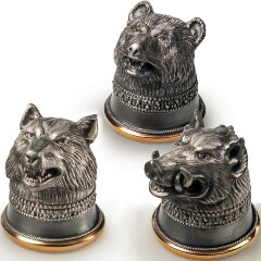 Подарочный набор стопки перевёртыши «Русский лес» (3 шт)