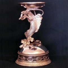 Бронзовый подсвечник «Козерог» для интерьера дома