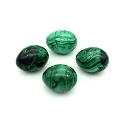 Пасхальное сувенирное яйцо «Малахитовое» из натурального камня