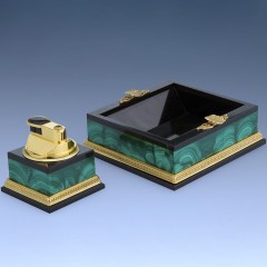 Курительный набор «Малахит» в подарок мужчине