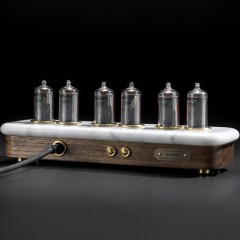 Ламповые часы «Белый мрамор» из коллекции Горные породы