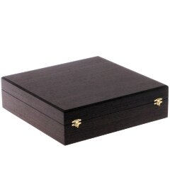 Набор пары фарфоровых чашек для кофе «Малахит» в подарочном футляре