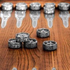 Коллекционные нарды «СССР» (серебро)