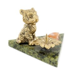 Декоративный подсвечник «Тигрёнок» — как символ 2022 года и новогодний сувенир