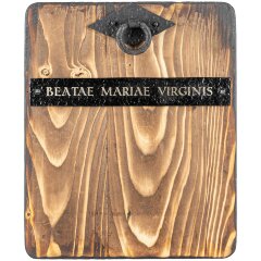 Художественная икона «Пресвятая Дева Мария» с ручной росписью