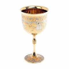 Подарочная коньячная рюмка «Эгоист» на подносе