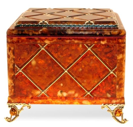 Шкатулка из янтаря «Классик»