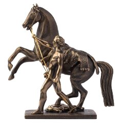 Сувенирная статуэтка «Конь Клодта» №1 украшающая Аничков мост — как оригинальный подарок из СПб